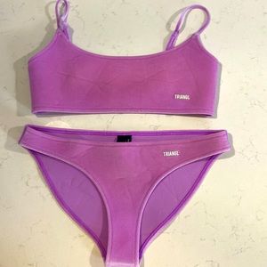 Purple Triangl Bikini